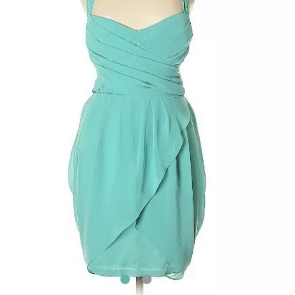 Green C Luce Flirty and Fun bubble skirt dress